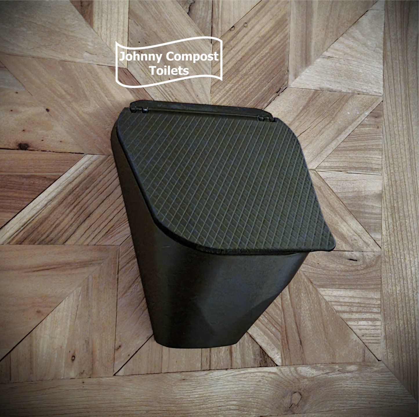 Urinal with Hinged Lid - Proprietary Anti-Splash Design, Wall-Mounted Covered-Urinal!