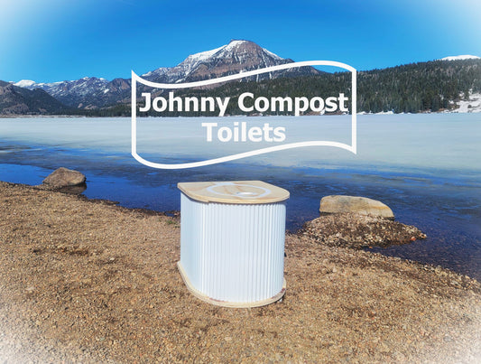 Compost Johnny Base Edition - Separating, Waterless Toilet - Powered-Venting, Custom Height Available