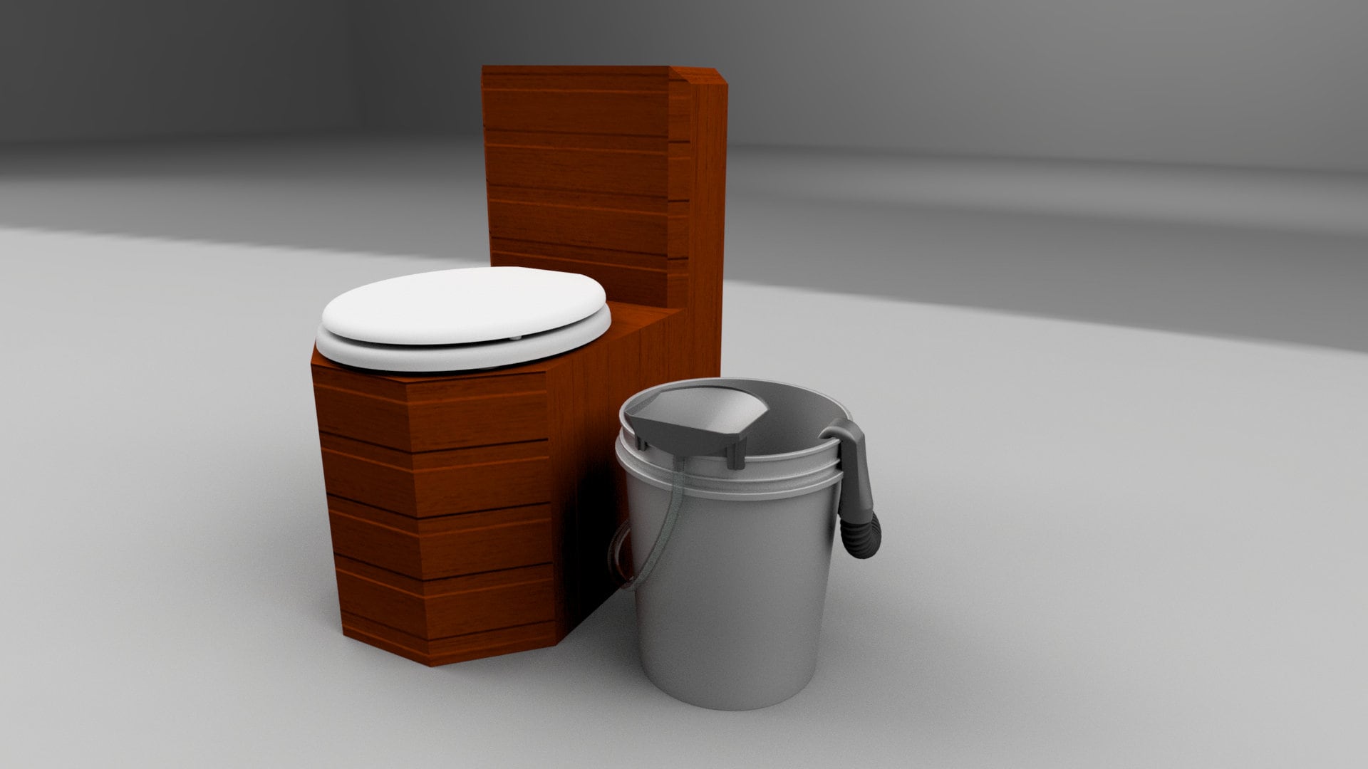DIY Composting Toilet Urine Diverter,