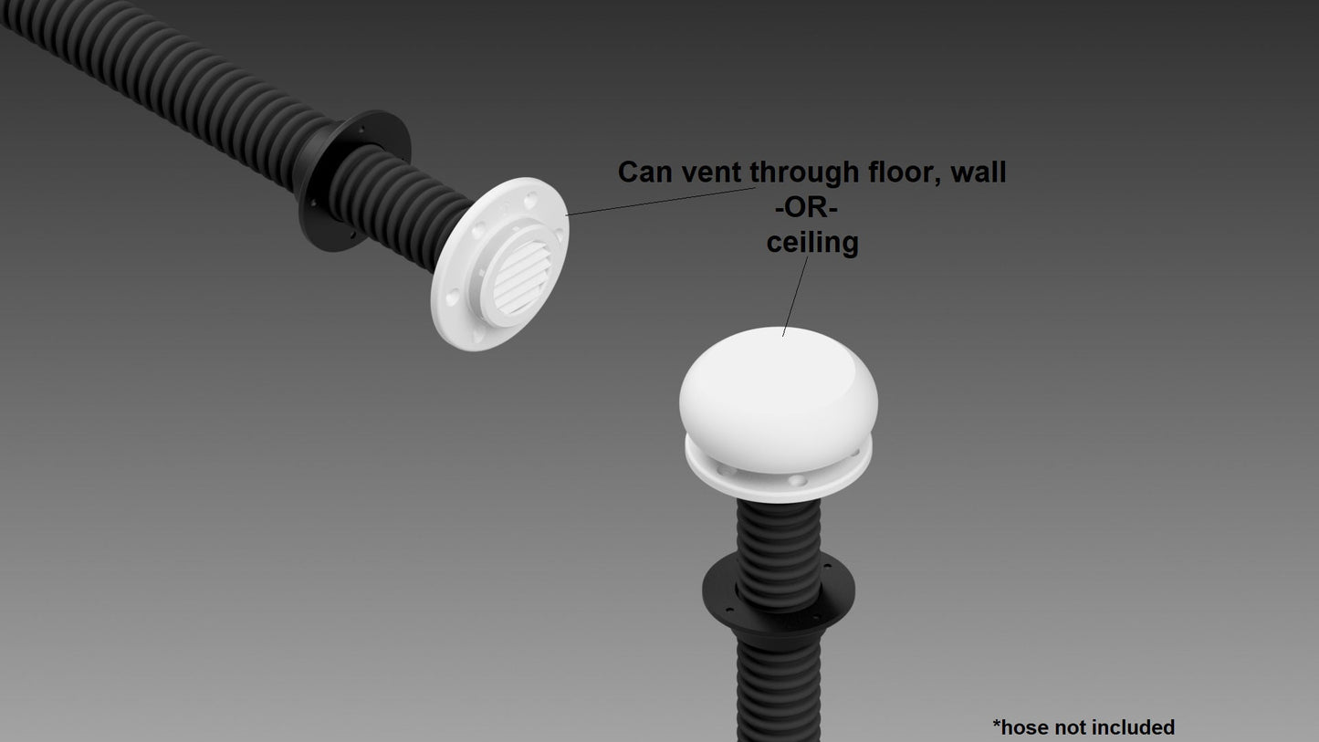 Through Ceiling, Floor or Wall Ventilation Mount