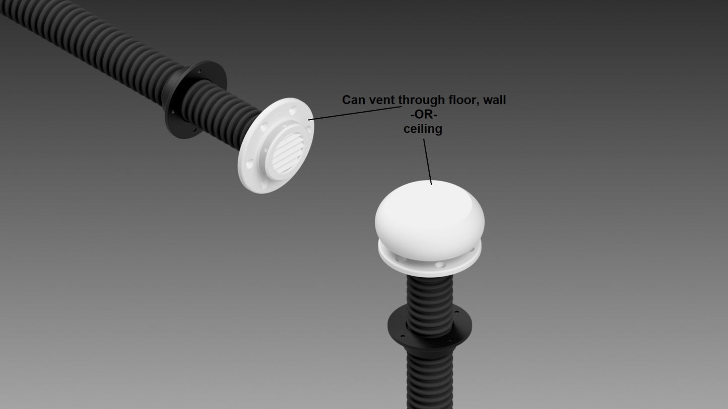 DIY Compost Toilet Ventilation Kit - Basic